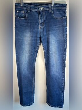 Armani Jeans Mens Fits 34X30 Fodera-Lining Blue Denim Stretch Vintage Y2K 2007